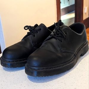 Black dr marten shoes